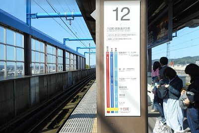 ほくほく線ホーム