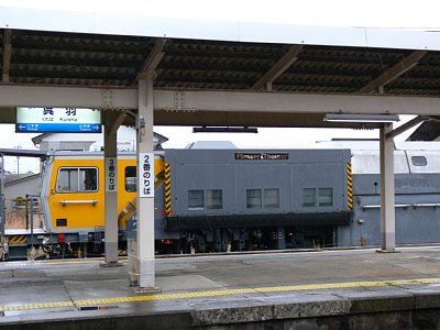 ホームに車両が停まっていましたが・・・