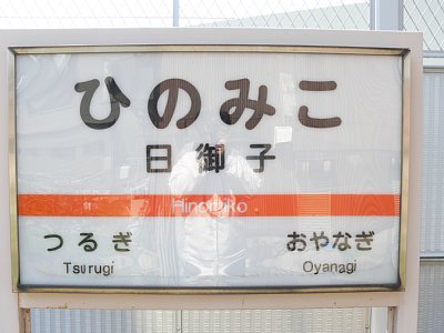駅名表示板