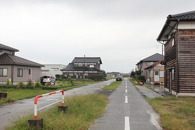 四日町駅跡付近
