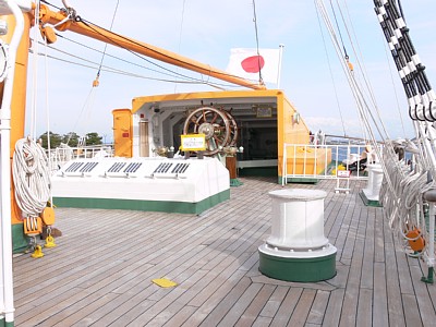 海王丸船尾付近