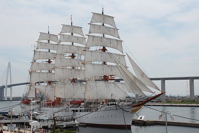 初代海王丸総帆展帆