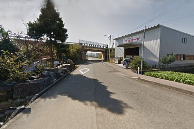 庄学校前駅付近