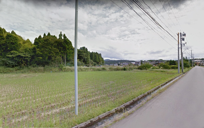 未成線部分も築堤が続いています