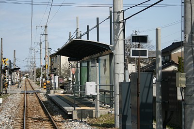 下奥井駅上下ホーム