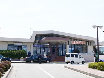 ＪＲ七尾線の終着駅となる和倉温泉駅