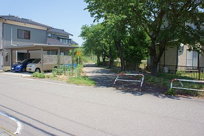 鶴来方面の路線跡