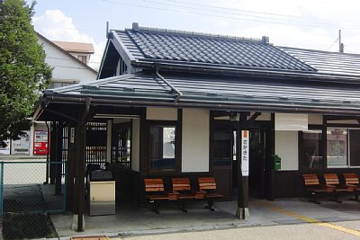 ホーム側から見た駅舎