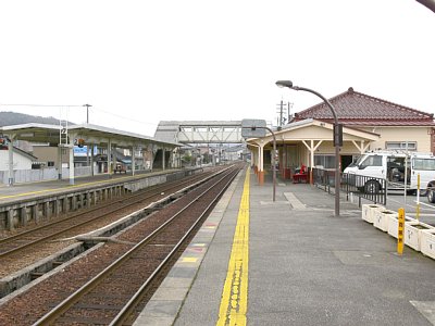 ホームはかなり長いです