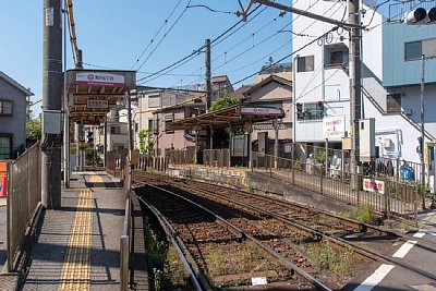 荒川七丁目停留場ホーム