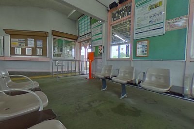 待合室に乗車駅証明書発行機